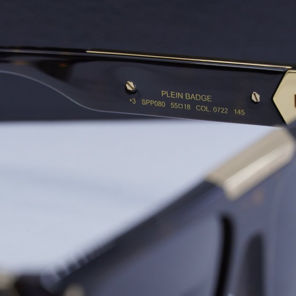 Final Price! Philipp Plein SPP080 0722 Havana/Grey Sunglasses - Picture 7 of 12